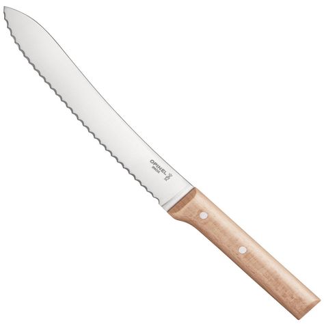 ******Opinel - Bread knife N°116 - Knives > | Quincaillerie Dante Opinel Knife, Bread Slicer, Best Kitchen Knives, Ceramic Knife, Santoku Knife, Carving Knife, Knife Set Kitchen, Bread Knife, Large Kitchen