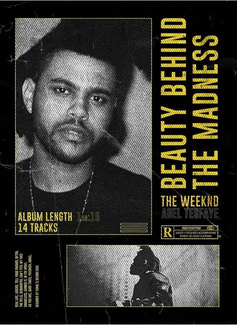 Beauty Behind The Madness Album Cover, The Weeknd Prints, The Weeknd Beauty Behind The Madness, Beauty Behind The Madness Poster, Beauty Behind The Madness Wallpaper, The Weeknd Wallpaper Iphone, The Weeknd Albums, Photowall Ideas, Arte Zombie