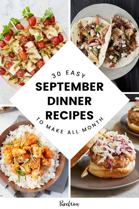 September Dinner Recipes, September Dinner, Easy To Make Dinners, Easy Autumn Recipes, Dinners To Make, Fall Dinner Recipes, Weeknight Dinner Recipe, Paleo Dinner, Fall Dinner