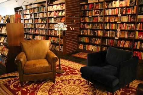 This Must-Visit Shop In The East Village Is Part Bookstore, Part Wine Bar - Secret NYC State Crafts, Bookstore Cafe, Nyc Bars, Book Bar, Comfy Seating, Tea And Books, The Book Club, Book Cafe, Club Bar