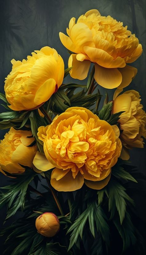 Peonies Bouquet, Mellow Yellow, Flower Lover, Flower Beauty, Beautiful Blooms, Flowers Nature, Amazing Flowers, Flowers Photography, Pretty Flowers