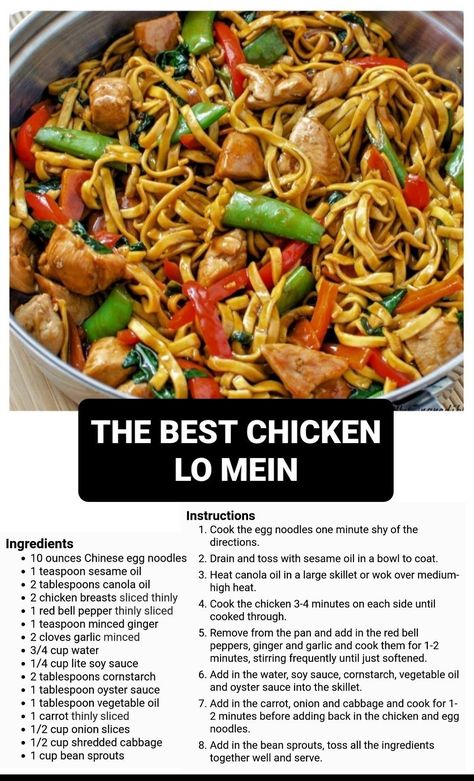 Easy Beef Chow Mein Recipe that you can prepare in 15 minutes. Ground beef noodle stir fry with vegetables and quick chow mein sauce. Beef Chow Mein Recipe, Chow Mein Sauce, Stir Fry With Vegetables, Beef Noodle Stir Fry, Chicken Lo Mein Recipe, Beef Chow Mein, Lo Mein Recipe, Noodle Stir Fry, Chicken Lo Mein