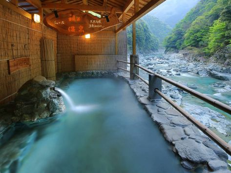 Escape to Japan's Most Secluded Onsen Ryokan | Tokyo Weekender Spa Plan, Onsen Bath, Onsen Ryokan, Onsen Japan, Japanese Onsen, Japanese Hot Springs, Japanese Bath, Tokushima, Japan Vacation