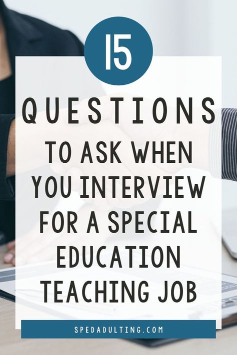 If you are looking to become a special education teacher or if you are looking for a change in classroom setting, this is for you! Here you will find interview tips and questions you may be asked during your interview including questions as a potential special education teacher or transition teacher. You’ll also find questions you should ask during an interview to help determine if the job is best for you. Don’t miss these teacher interview tips and questions. Teacher Job Interview, Teacher Interview Questions, Teacher Interview, Teacher Job, Teacher Interviews, Special Needs Teacher, Vocational Skills, Mentor Program, Co Teaching