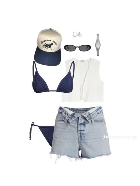 Boat Day Outfit, Lake Outfit Summer, Lake Outfit, Boat Day, Outfits For Mexico, Boating Outfit, Beach Wear Outfits, Summer Lookbook, Summer Fashion Outfits