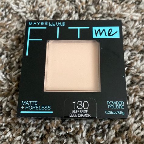 Fit me Maybelline powder color 130 Maybelline Powder, Fit Me Powder, Makeup List, Maybelline, Brand New, Makeup, Closet, Color, Make Up