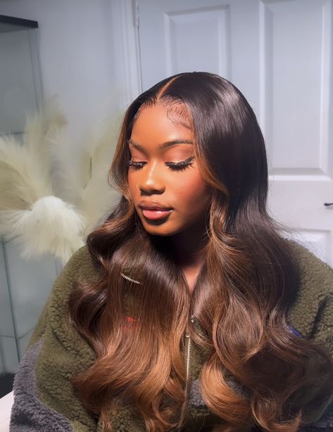 Sew In Leave Out With Color, See In With Closure, 13x4 Lace Front Wig, Frontal Wig Hairstyles, Hair Ombre, Human Virgin Hair, Salon Style, Lace Hair, Front Lace Wigs Human Hair