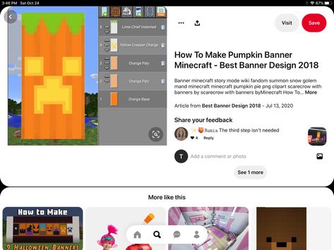 Pumpkin Banner Minecraft, Halloween Minecraft Banners, Minecraft Pumpkin, Pumpkin Banner, Minecraft Banner, Best Banner Design, Minecraft Banners, Best Banner, How To Make Pumpkin