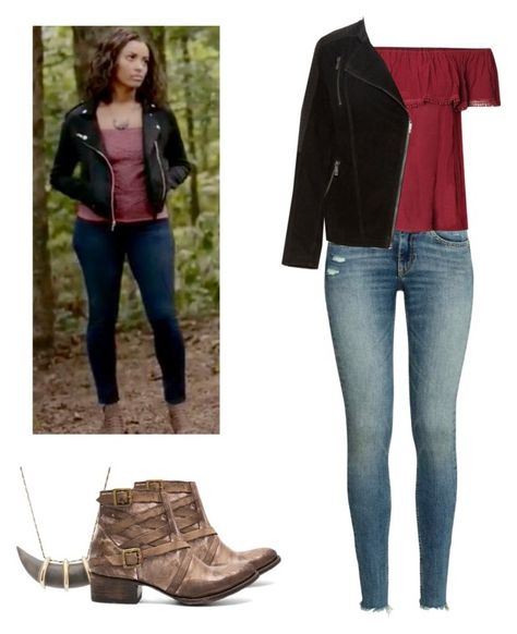 "Bonnie Bennett - tvd / the vampire diaries" by shadyannon ❤ liked on Polyvore featuring Dex, Alexis Bittar, Jette and Steven by Steve Madden Bonnie Bennett Costume, Bonnie Bennett Outfits Season 1, Bonnie Bennett Outfits, Twilight Oc, Elena Gilbert Style, Bonnie Bennet, Vampire Diaries Fashion, Snapchat Friends, Vampire Diaries Outfits