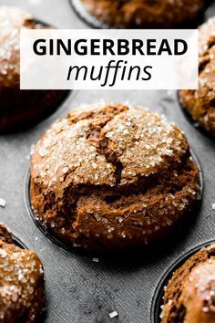 Dinner Recipes Ideas, Gingerbread Muffins, Snacks And Desserts, Muffin Tin Recipes, Homemade Muffins, Gingerbread Recipe, Lemon Glaze, Muffin Tin, Christmas Parties