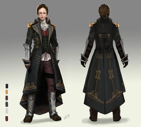 ArtStation - Neo-Victorian Soldier Concept, Stephanie Lee Victorian Soldier, Soldier Concept, The Order 1886, Stephanie Lee, Armor Clothing, Neo Victorian, Art Disney, Victorian Art, The Order