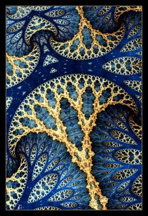 Fractal Art, Islamic Art, Motifs Textiles, Textil Design, Blog Pictures, Piece Of Art, Color Textures, Blue And Gold, Textures Patterns