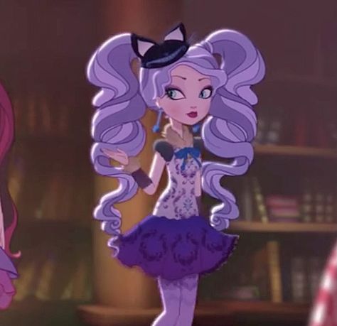 Kitty Cheshire Outfits, Cheshire Cat Ever After High, Kitty Ever After High, Ever After High Kitty Cheshire, Kitty Cheshire, Cheshire Cat Disney, World Of Chaos, Famous Fairies, Disney Icons