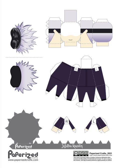 Origami, Anime, Anime Paper, Paper Doll, Jujutsu Kaisen, Paper Craft, Jujutsu, Cut Out