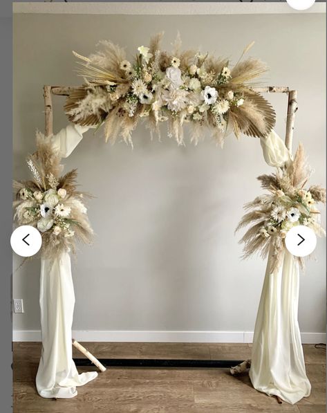 Pampas Grass Wedding Arch, Pampas Wedding, Boho Wedding Arch, Wedding Aisle Decor, Pampas Grass Wedding, Wedding Arbor, Pampas Grass Decor, Wedding Arch Flowers, Wedding Arbour