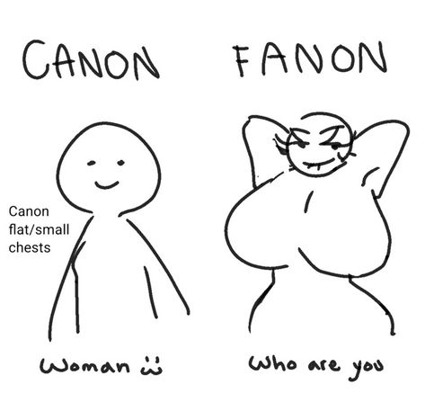 Fanon Tiddy | Canon vs. Fanon | Know Your Meme Canon Vs Fanon, Vocaloid Funny, Cartoon Style Drawing, Cute Website, Goofy Drawing, Silly Images, Meme Template, Art Memes, Know Your Meme