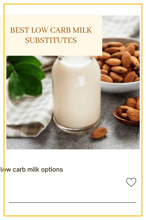 Explore the best low carb milk substitutes, featuring a clear glass of almond milk and almonds, perfect for those following Keto or a low carb lifestyle. Creamy Drinks, Dairy Substitutes, Keto Dairy, Low Carb Milk, Dairy Alternatives, Carb Diet, Dairy Milk, Tasty Recipes, Carb Recipes