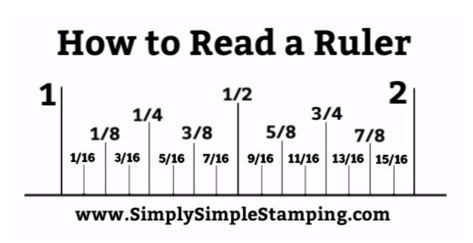 How to read a ruler? Something we all need to learn. If you want to know ‘what are the measurements on a ruler?’ This tutorial is for you there’s a free download. Check it out ~ www.SimplySimpleStamping.com #howtoreadruler #rulermeasurements #rulermeasurementschart #ruler #rulerprintable #craftsupplies #essentialcraftsupplies #conniestewart #simplysimplestamping Patchwork, Reading A Ruler, Printable Ruler, Tape Reading, Metric Conversion, Quilting Guides, Ruler Measurements, Metric Conversions, Me Neither