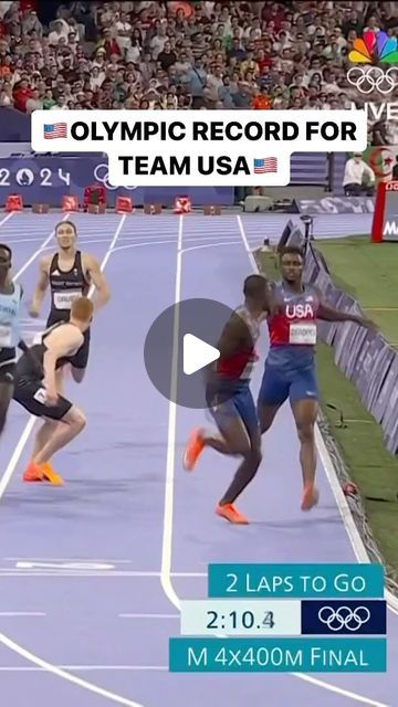 NBC Olympics & Paralympics on Instagram: "Rai Benjamin holds off Letsile Tebogo to anchor Team USA to gold in the 4x400m relay!  #ParisOlympics

📺 NBC & Peacock" Olympics 2024, Olympic Team, August 10, Summer Olympics, Team Usa, Hold On, Paris, Gold, On Instagram