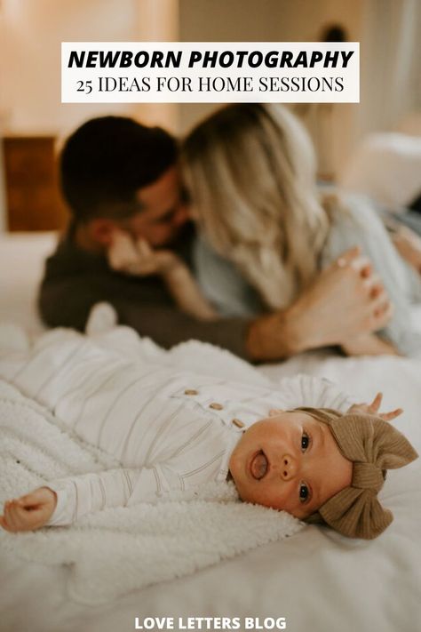 newborn photo session Fresh 48 Photos At Home, Newborn Photos On Bed, Newborn Lifestyle Photography Outfits, Life Style Newborn Photography, Casual Newborn Family Pictures, At Home Newborn Photoshoot, Homecoming Photos, Newborn Photography Ideas, Newborn Photo Ideas