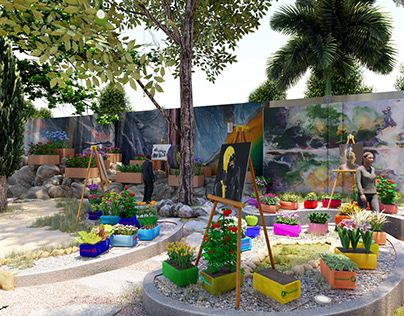 Check out new work on my @Behance profile: "Art Exhibition Garden" http://be.net/gallery/100896341/Art-Exhibition-Garden Outdoor Art Exhibition, Outdoor Art Gallery, Profile Art, Toddler Homeschool, Graduation Project, Exhibition Display, Festival Design, Outdoor Art, Art Classroom