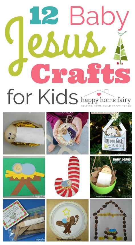 Jesus Christmas Crafts, Baby Jesus Craft, Christian Christmas Crafts, Vbs Craft, Christmas Sunday School, Christmas Sunday, Happy Home Fairy, Jesus Crafts, Christ Centered Christmas