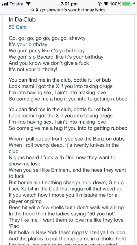 Birthday Songs, Bacardi, 50 Cent, Songs Lyrics, It's Your Birthday, Song Lyrics, Songs, Birthday, Quick Saves