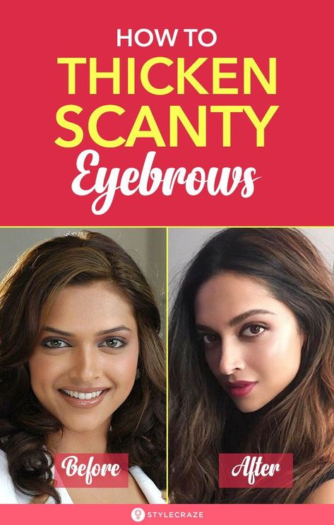 Grow Eyebrows Thicker, Eyebrow Before And After, Thicker Eyebrows, Makeup Ojos, Sparse Eyebrows, Eyebrows Makeup, Eyebrow Hacks, How To Grow Eyebrows, Eye Brows