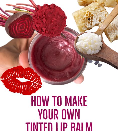 Make Your Own Tinted Lip Balm: Enhance your Natural Glow! Beetroot Lip Balm Diy, Tinted Lip Balm Diy, Tinted Lip Balm Recipe, Lip Balm Recipe, Balm Recipe, Extreme Hair Growth, Natural Lip Gloss, Lip Balm Recipes, Beetroot Powder