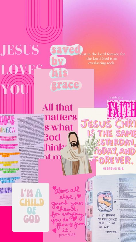 #preppy #jesus #freetouse #wallpaper #pink #christian #love #godisgood Preppy God Wallpaper, Preppy Jesus Wallpaper, Jesus Saves Quotes, Preppy Bible, Jesus Background, Pink Christian, Gods Plan Quotes, Room Pics, Christian Iphone Wallpaper