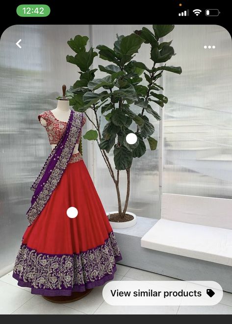 Mrunalini Rao, Lehenga And Blouse, Hand Embroidery Work, Lehenga Saree Design, Half Saree Lehenga, Long Gown Design, Wedding Lehenga Designs, Lehenga Designs Simple, Lehnga Dress