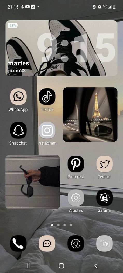 Cute Iphone Widget Design, Apple Widget Ideas, Android Widget Design Aesthetic, Black Aesthetic Iphone Layout, That Girl Widgets, Android App Layout, Phone App Aesthetic, I Phone Widget Aesthetic, I Phone Theme Ideas