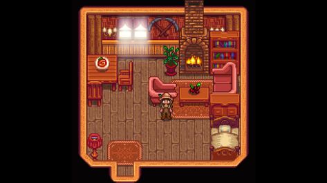 Vanilla red guest house design Stardew Guest House, Guest House Design, Red House, Stardew Valley, Guest House, Vanilla, Gaming, House Design, Red