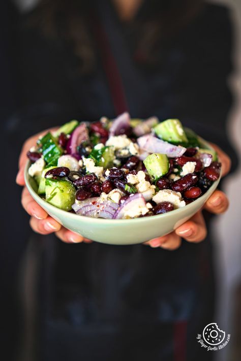 This Kidney Bean Salad recipe is a wholesome and flavorful and nutritious dish that can be served as a side dish or a main course. Kidney Bean Recipes Salad, Kidney Bean Recipes, Bean Salad Recipes Healthy, Kidney Beans And Rice, Kidney Bean Salad, Recipes With Kidney Beans, Menstrual Phase, Photo Of A Woman, Bean Salad Recipe