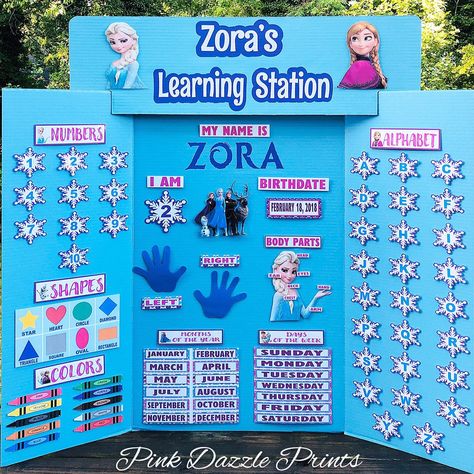 Montessori, Learning Stations At Home, Learning Boards For Toddlers Teaching, Bord Decorations, Frozen Design, Alfabeto Disney, Learning Corner, Learning Board, Teacher Appreciation Printables