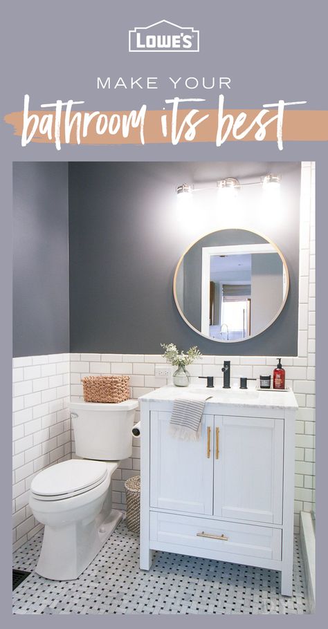 Looking to beautify your bathroom? Lowes.com has everything you need to upgrade and elevate. Tap the Pin to learn more. Lowes Bathroom Ideas, Lowes Bathroom Tile, Bathroom Lowes, Lowes Bathroom Vanity, Lowes Bathroom, Bathroom Cabinet Organization, Useful Ideas, Bathroom Wall Cabinets, White Vanity Bathroom