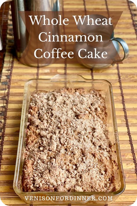 Whole Wheat Coffee Cake Deserts With Whole Wheat Flour, Whole Wheat Flower Recipes, Whole Wheat Coffee Cake Recipes, Whole Wheat Coffee Cake, Desserts Made With Whole Wheat Flour, Recipes Using Wheat Flour, Whole Wheat Flour Cake Recipe, Whole Wheat Flour Dessert Recipes, Wheat Flour Dessert Recipes