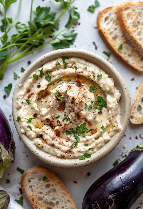 Learn How to Cook Baba Ghanoush Recipe For Free | Recipes You'll Love, Made Easy! Pastichio Recipe, Dips Ideas, Baba Ghanoush Recipe, Trendy Recipes, Babaganoush Recipe, Roasted Eggplant Dip, Baba Ghanoush, Eggplant Dip, Ricotta Recipes