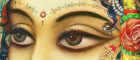 Radha Krishna Eyes, Lotus Eyes, Shri Radha, Shri Radhe, Radhe Shyam, Spiritual Paintings, Photos Of Eyes, Pichwai Paintings, Radha Krishna Wallpaper