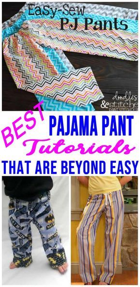 SUPER SIMPLE pajama pants! Learn how to make DIY pajama pants everyone will want! Easy and adorable homemade / handmade pajama pant tutorials for comfy and cozy sleepwear for the whole family. Grab your favorite fabric and one of these easy pattern ideas. Learn how to make fleece, flannel, fuzzy and more. Tutorials and patterns for women, men, kids, teens and tweens. The BEST pajama pant tutorials and make a cute outfit too! Sewing Ideas For Kids, Pajama Pants Diy, Pajama Pants Tutorial, Pajama Pants Pattern, Pants Pattern Free, Pajamas For Teens, Pants Tutorial, Flannel Pj Pants, Cozy Sleepwear