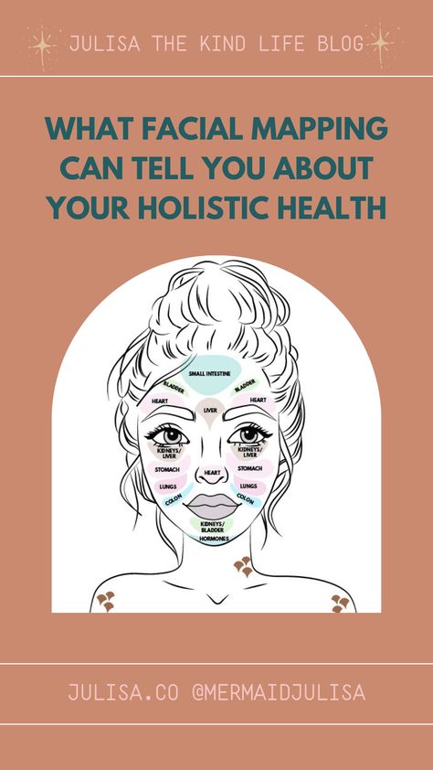 What Facial Mapping Can Tell You About Your Holistic Health - Julisa Facial Mapping, Skin Mapping, Health Chart, Face Mapping, Digestive Juice, Natural Acne Remedies, Liver Support, Heart And Lungs, Acne Remedies