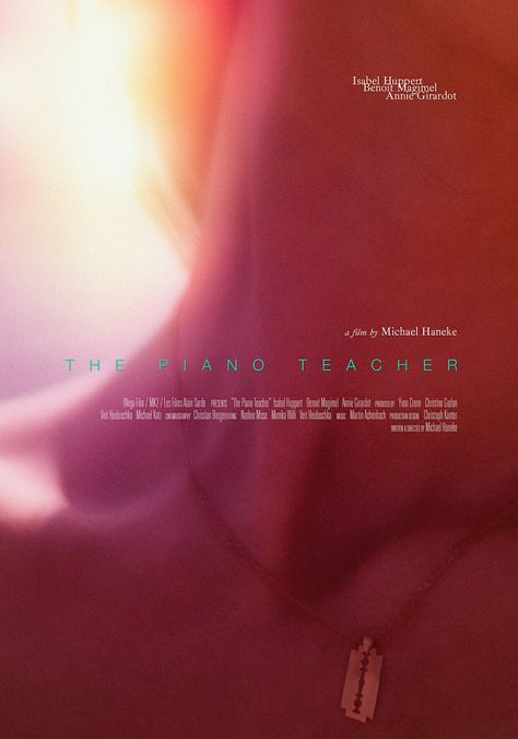 Alternative Film Poster: Michael Haneke's The Piano Teacher The Piano Teacher Poster, The Piano Teacher Movie, Passion Movie, 2001 Poster, The Piano Teacher, Tutoring Flyer, Michael Haneke, Free Invitation Cards, Wedding Weekend Itinerary