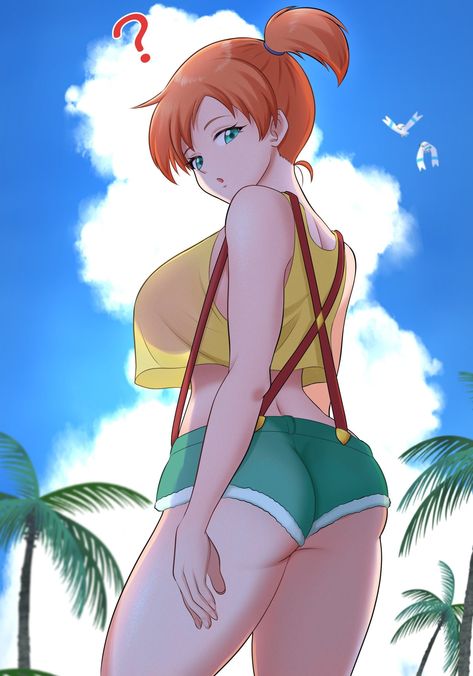 Pokemon Women, Misty From Pokemon, Ash And Misty, Class 1 B, Pokemon Waifu, Cyberpunk Anime, Pokemon Red, Pokémon Master, Anime Cover Photo