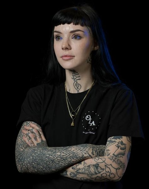 Jak Nola, Grace Neutral, Occult Tattoo, Tattoed Women, London Tattoo, Gothic Tattoo, Body Modification, Name Tattoos, Body Modifications