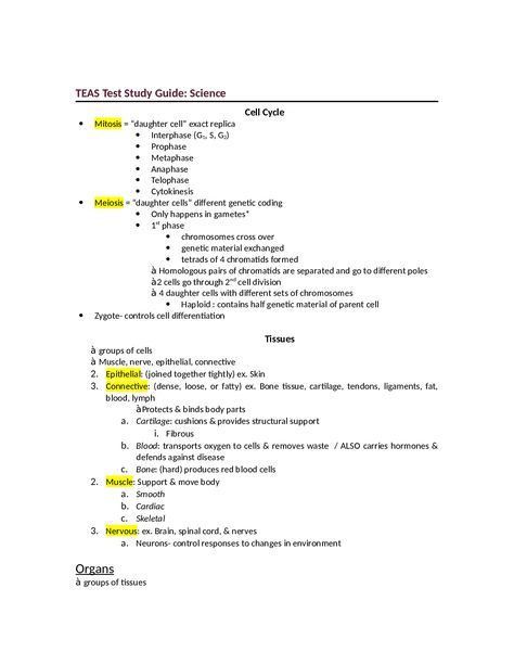 Teas Test Prep, Teas Exam, Cell Differentiation, Teas Test, Science Cells, Nursing Exam, Nurse Study Notes, Nursing School Survival, Nursing School Tips