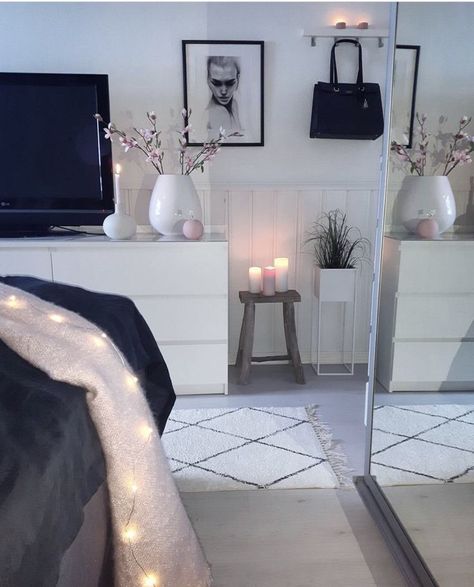 youtube: Zakia Chanell  pinterest: elchocolategirl Black And Grey Bedroom, Grey Bedroom Design, Black Bedroom, Grey Bedroom, Bedroom Red, Bedroom Black, Trendy Bedroom, Gray Bedroom, White Rooms