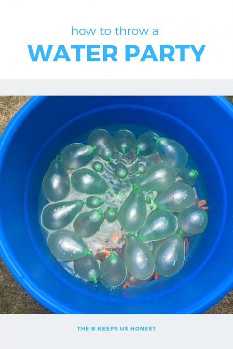 Water Play Party Ideas Kids, Slip N Slide Party, Waterslide Birthday Party Ideas, Water Slide Birthday Party Ideas, Water Themed Birthday Party, Kids Water Party, Water Birthday Parties, Disney World Itinerary, Water Birthday