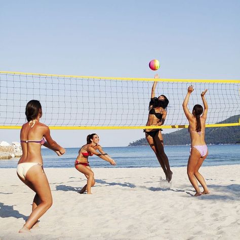 Outdoor-Activities-Sydney Sports Party Games, Volleyball Equipment, Indoor Volleyball, Sports Logo Inspiration, Australia Beach, Sport Woman Fitness, Sport Volleyball, Beach Themed Party, Volleyball Outfits