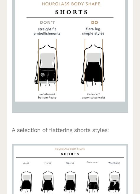 Hour Glass Figure Outfits Aesthetic, Shorts For Hourglass Shape, Bottom Hourglass Outfits, Hourglass Body Shape Fashion, Hourglass Body Shape Outfits, Triangle Body Shape Fashion, Hourglass Style, Hourglass Figure Outfits, Hourglass Outfits