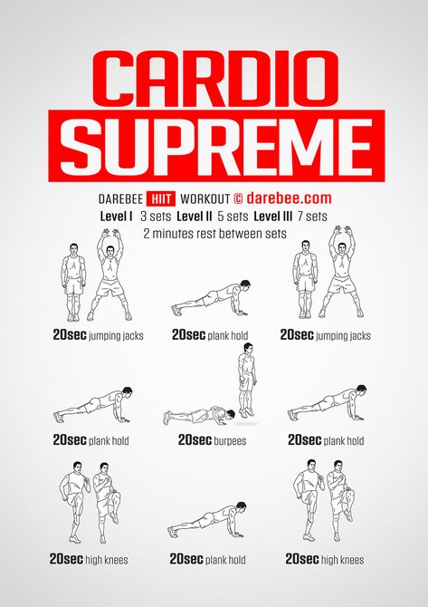 Cardio Supreme Workout Stamina Builder, Workouts For Abs, Spartan Workout, Workout Morning, Cardio Challenge, What Is Hiit, Cardio At Home, Hiit Workout At Home, Hiit Cardio Workouts